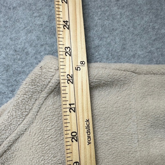 VTG Hard Rock‎ Cafe Chicago Fleece Vest Full Zip Sleeveless Beige L - Picture 6 of 8